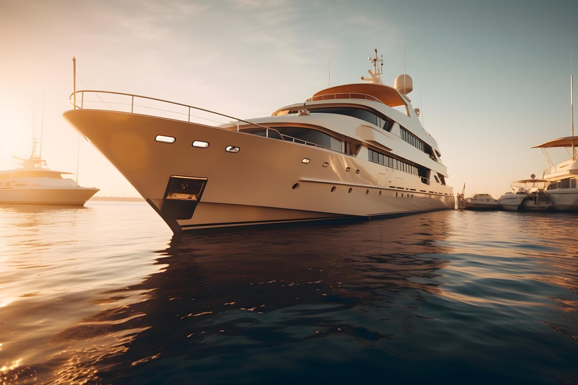 Liveaboard yacht at anchor off Sri Lanka